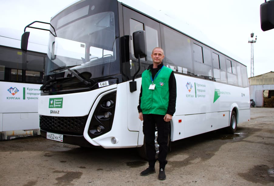 В Курган поступила очередная партия новых автобусов