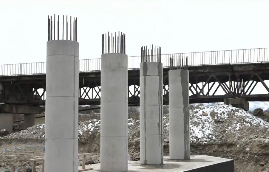 Республика Северная Осетия – Алания: строительная готовность моста через Лескен составила 50 %